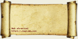 Omilj Janošević vizit kartica